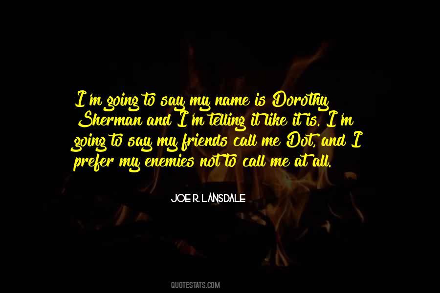 Joe R. Lansdale Quotes #311695