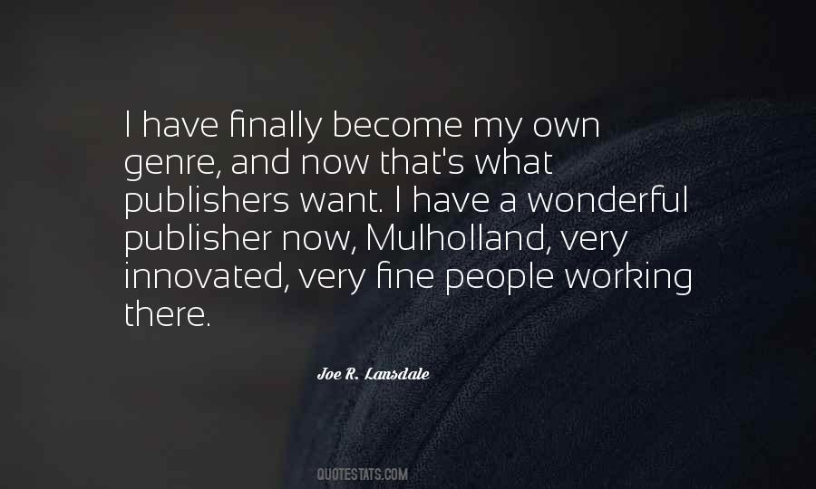 Joe R. Lansdale Quotes #655804