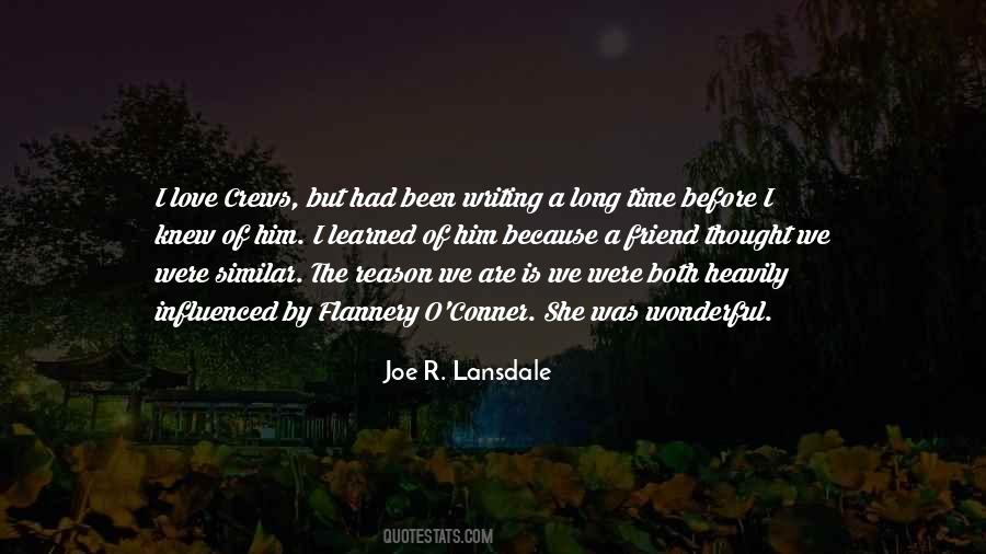 Joe R. Lansdale Quotes #879926