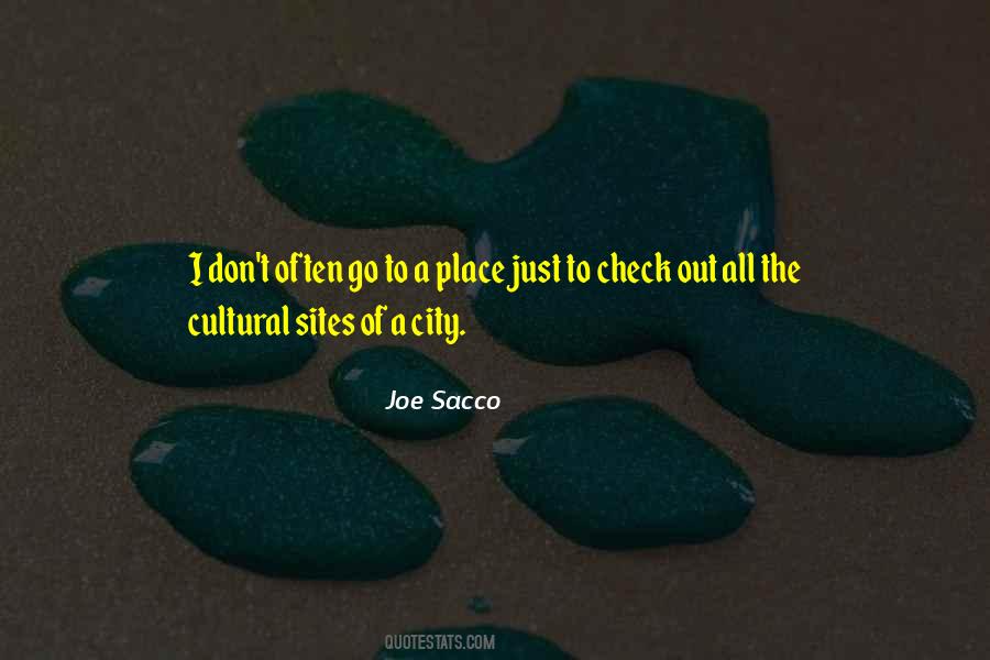 Joe Sacco Quotes #638121