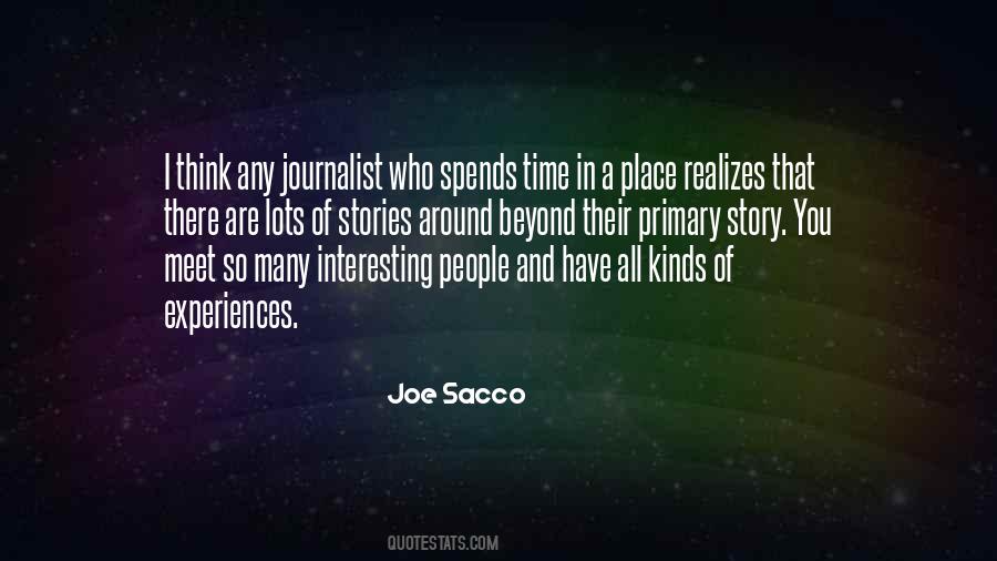 Joe Sacco Quotes #872636