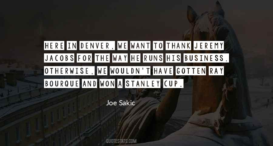 Joe Sakic Quotes #739028