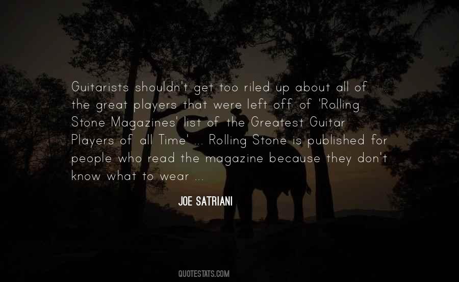 Joe Satriani Quotes #564316