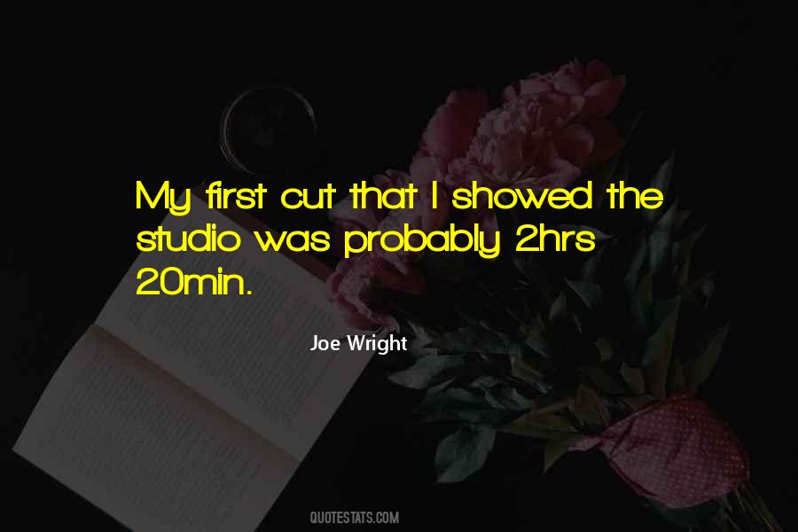 Joe Wright Quotes #1381534