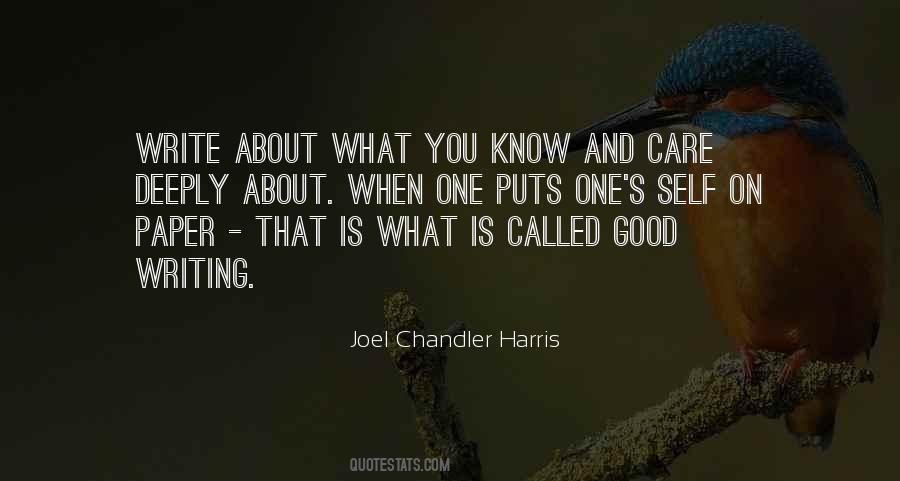 Joel Chandler Harris Quotes #1181552