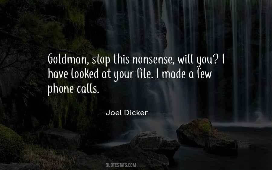 Joel Dicker Quotes #624909