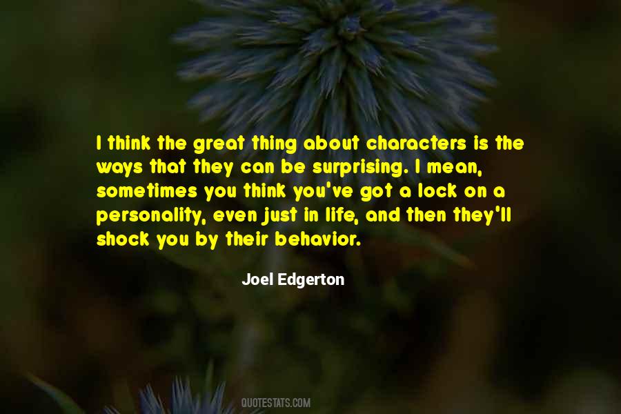 Joel Edgerton Quotes #279056