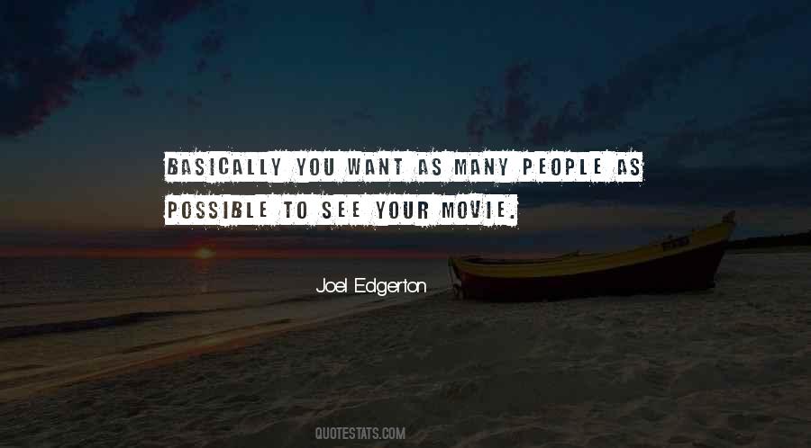 Joel Edgerton Quotes #431489