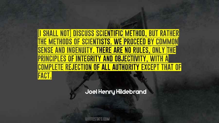 Joel Henry Hildebrand Quotes #1375314