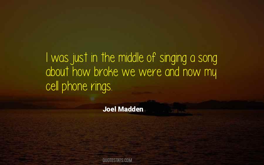 Joel Madden Quotes #678979