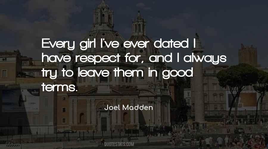 Joel Madden Quotes #871628