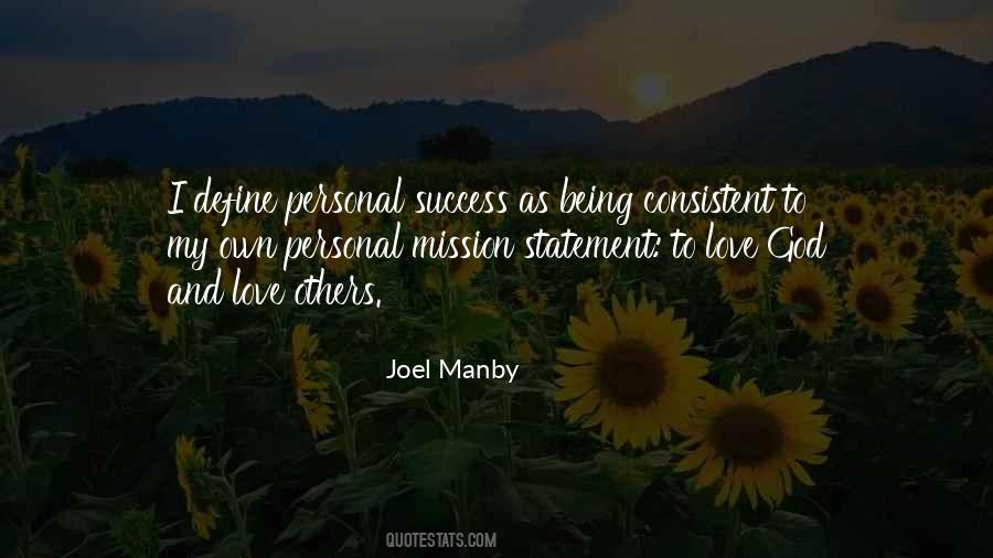 Joel Manby Quotes #1163686