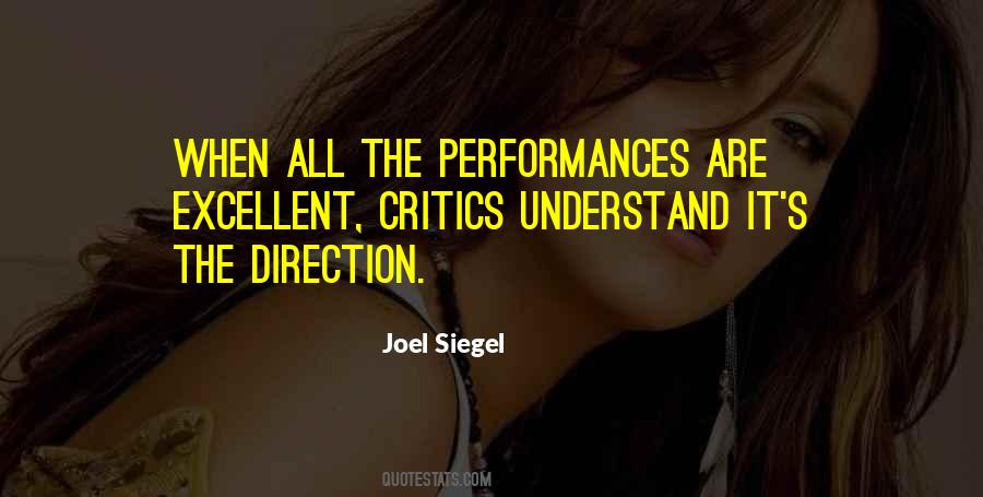 Joel Siegel Quotes #1386091