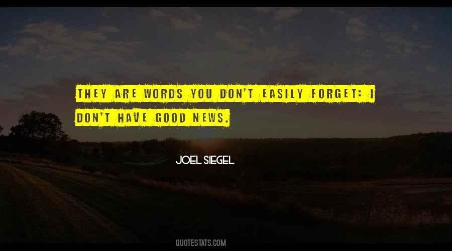 Joel Siegel Quotes #654379