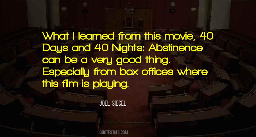 Joel Siegel Quotes #91789