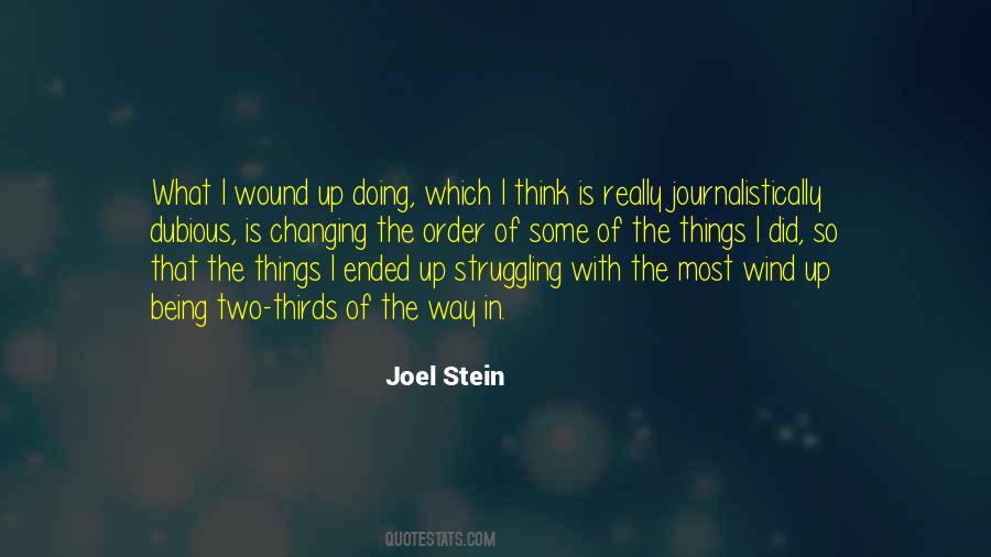 Joel Stein Quotes #1516285