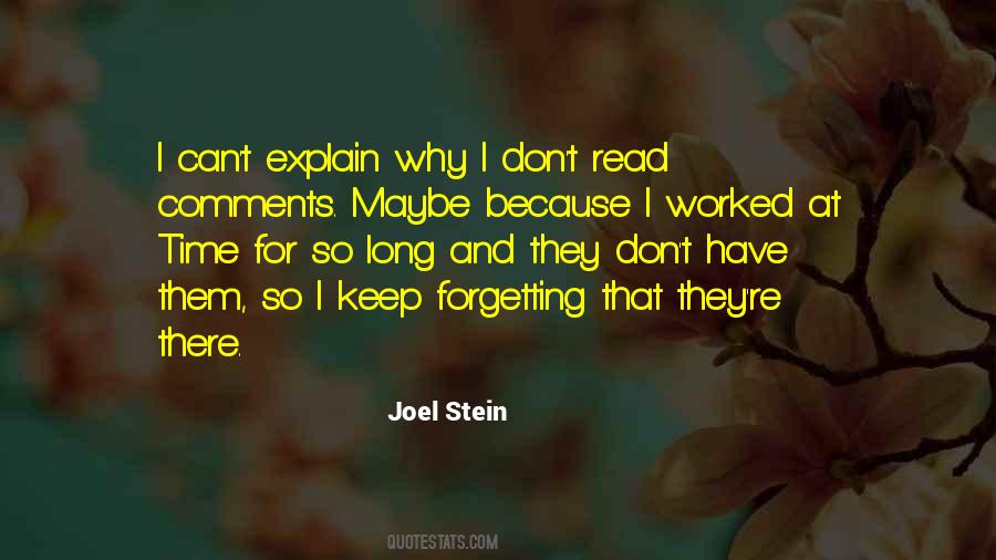 Joel Stein Quotes #1695557