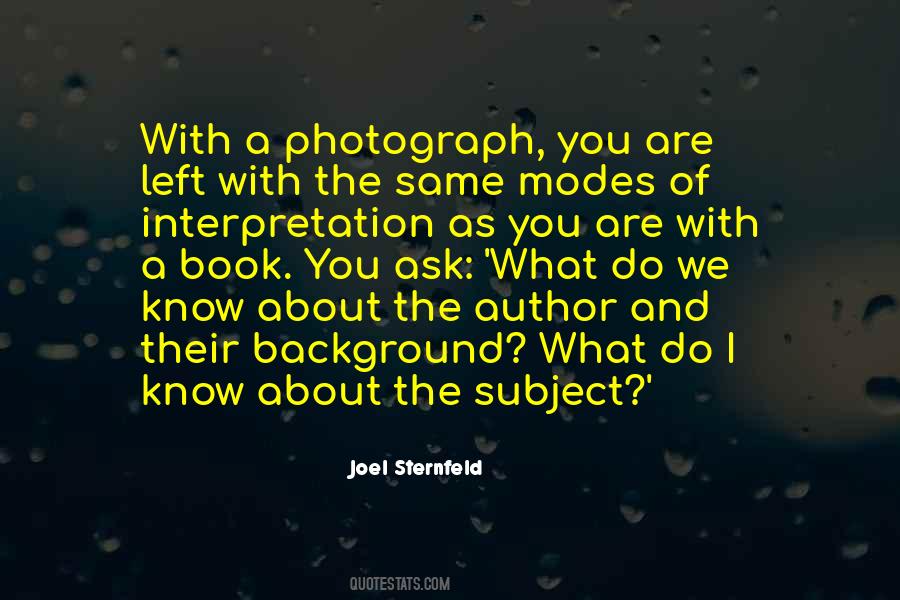 Joel Sternfeld Quotes #1666744