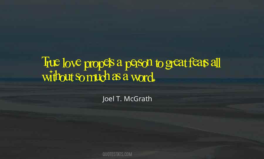 Joel T. McGrath Quotes #274142