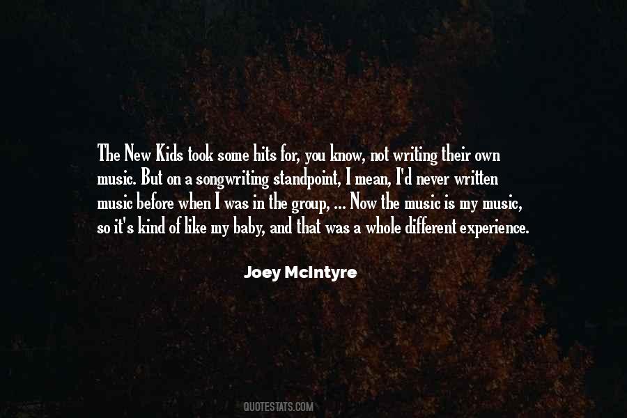 Joey McIntyre Quotes #1456576