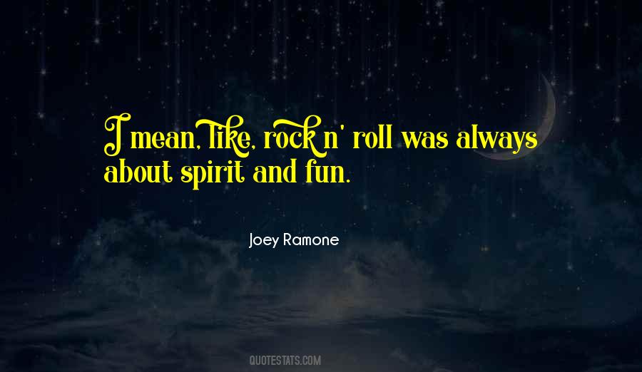 Joey Ramone Quotes #1389255