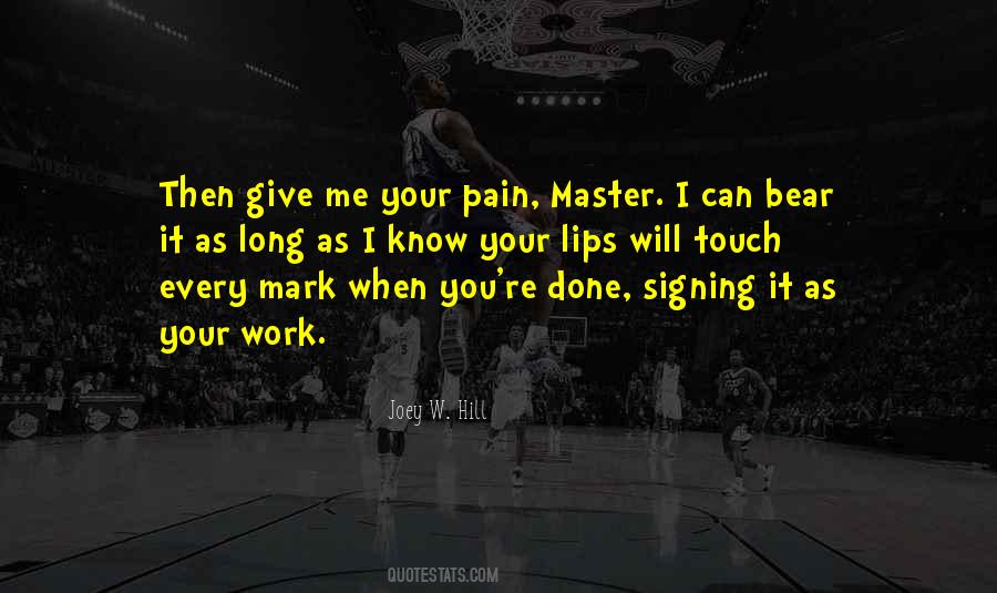 Joey W. Hill Quotes #140301