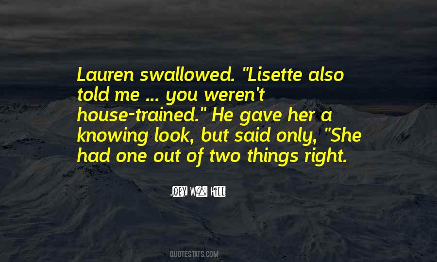 Joey W. Hill Quotes #1846741