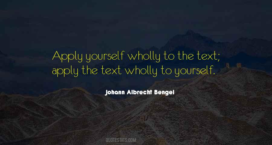 Johann Albrecht Bengel Quotes #1069869 Johann Albrecht Bengel Quotes #1069869