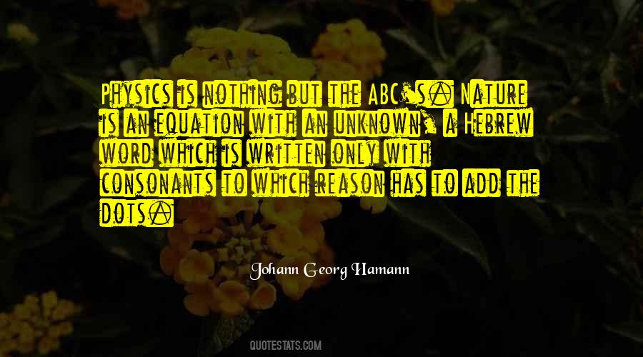 Johann Georg Hamann Quotes #45943