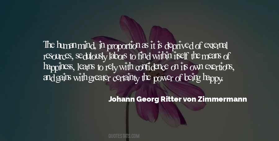 Johann Georg Ritter Von Zimmermann Quotes #1248595