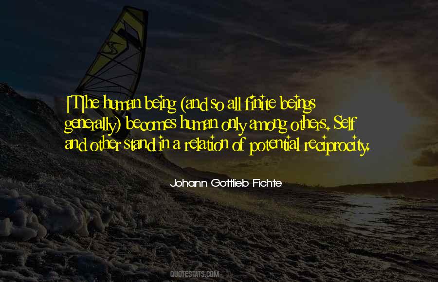 Johann Gottlieb Fichte Quotes #509141