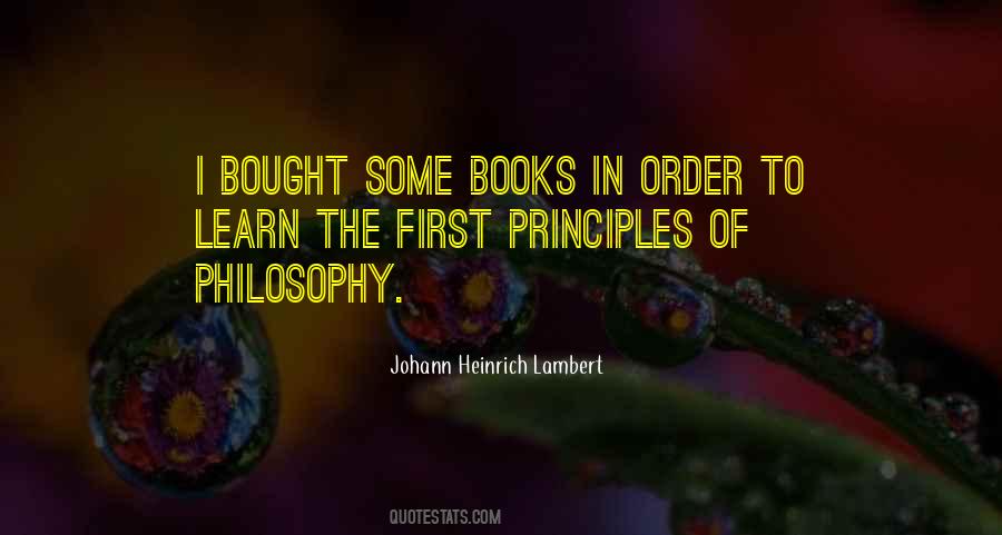 Johann Heinrich Lambert Quotes #1701524