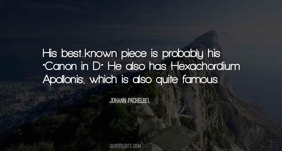 Johann Pachelbel Quotes #777393 Johann Pachelbel Quotes #777393