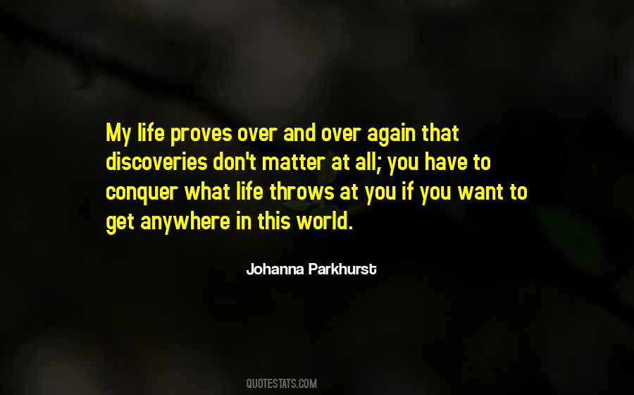 Johanna Parkhurst Quotes #1332148