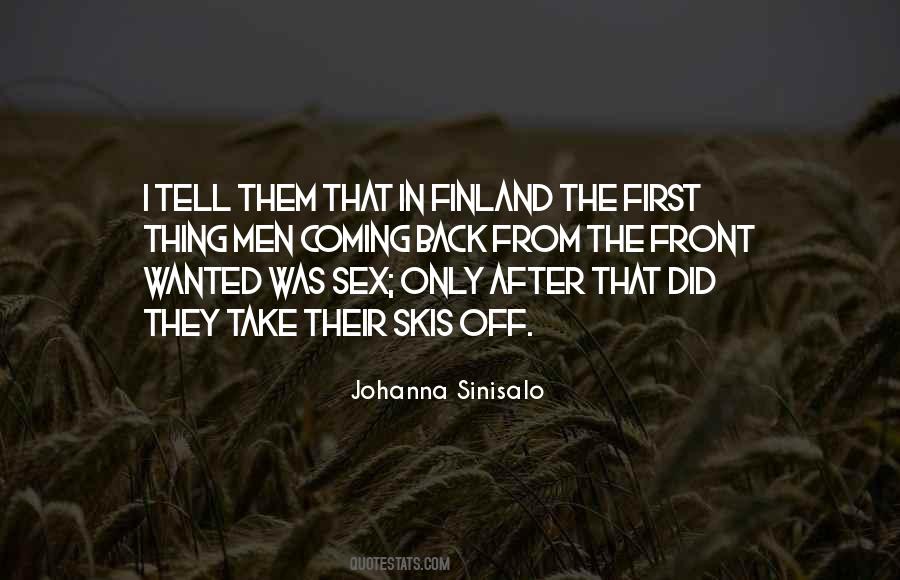 Johanna Sinisalo Quotes #1740365 Johanna Sinisalo Quotes #1740365