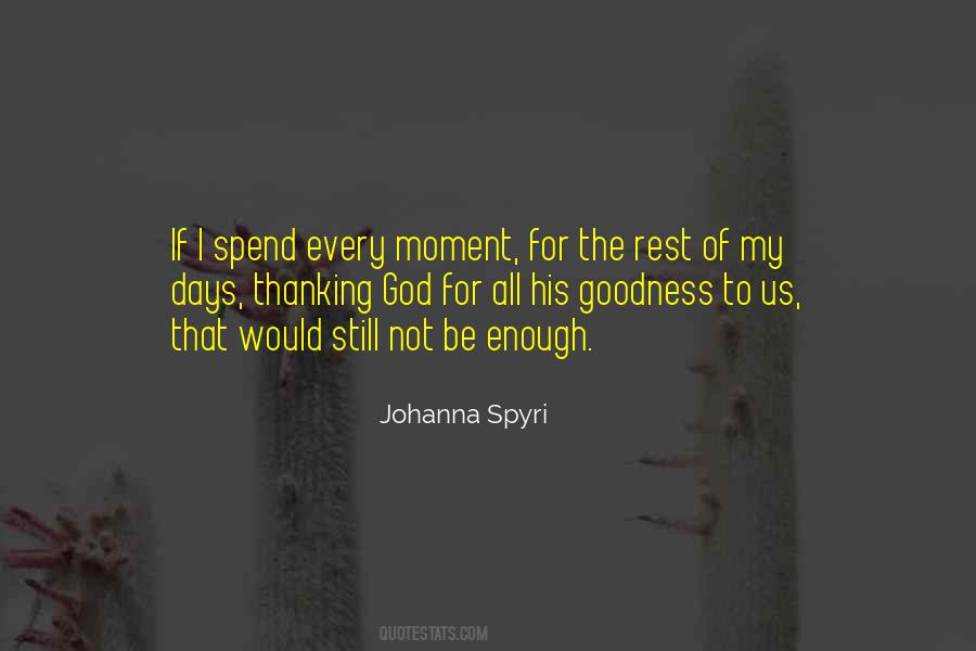 Johanna Spyri Quotes #358618