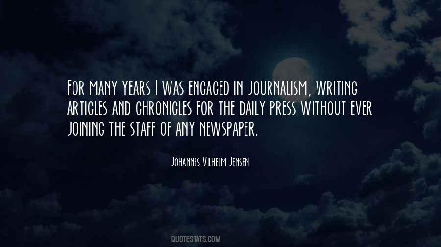 Johannes Vilhelm Jensen Quotes #1373790