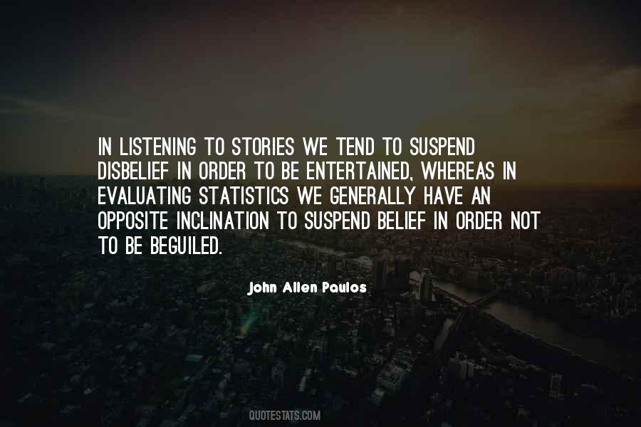 John Allen Paulos Quotes #586110