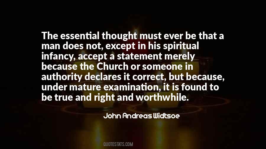 John Andreas Widtsoe Quotes #45238