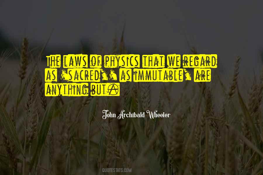 John Archibald Wheeler Quotes #1299442