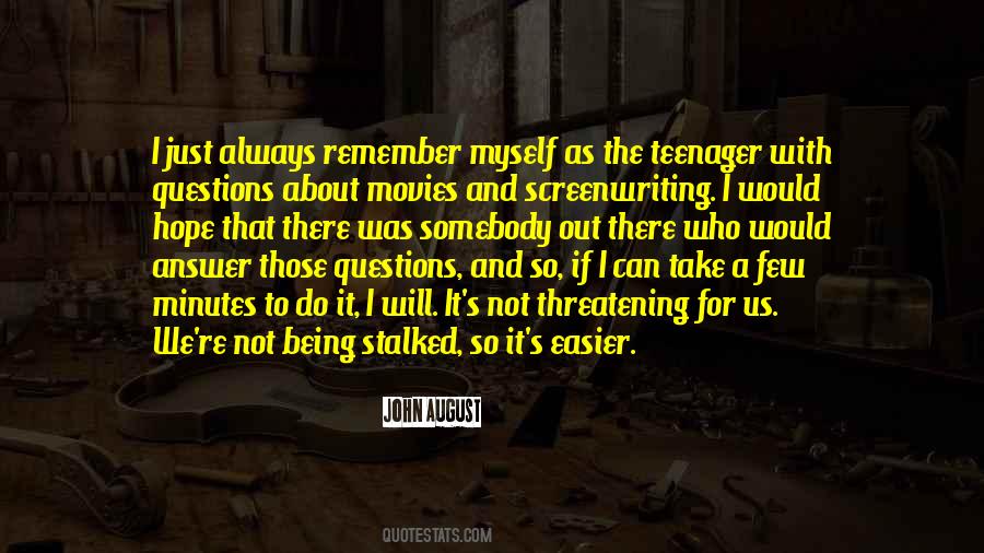 John August Quotes #475200