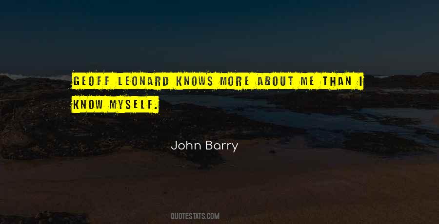 John Barry Quotes #249062