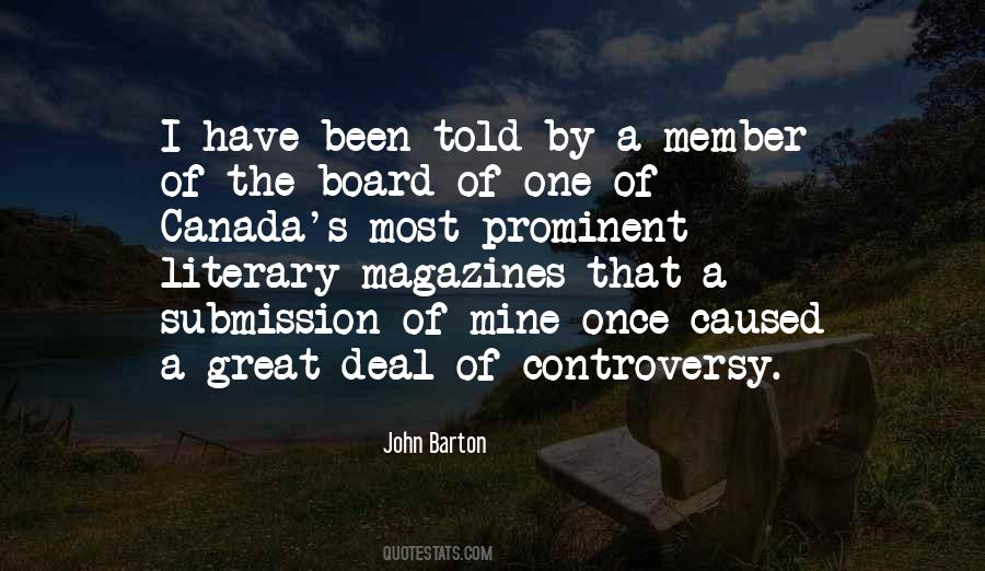 John Barton Quotes #29005
