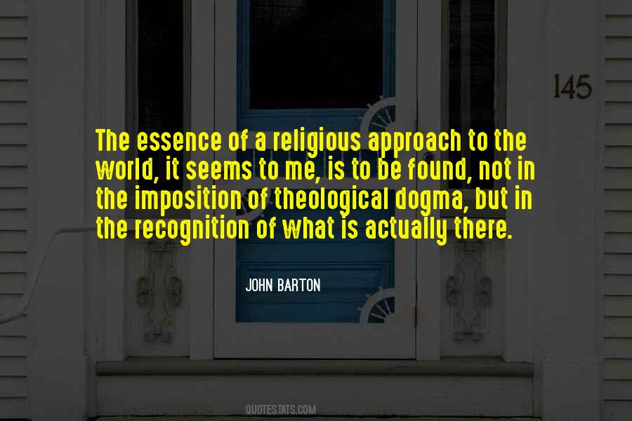 John Barton Quotes #51536