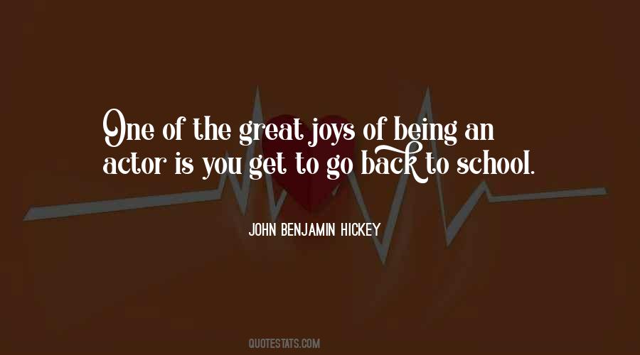 John Benjamin Hickey Quotes #1304093