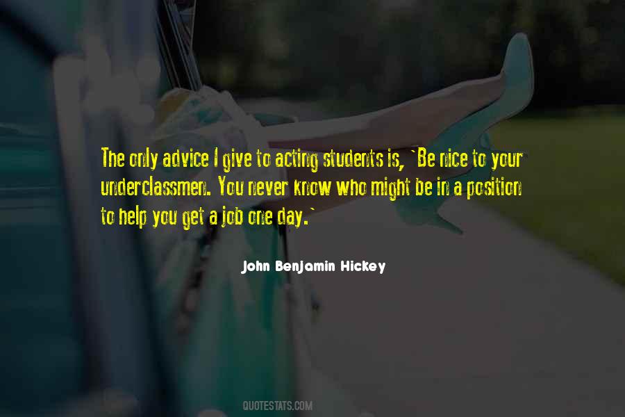 John Benjamin Hickey Quotes #1519260