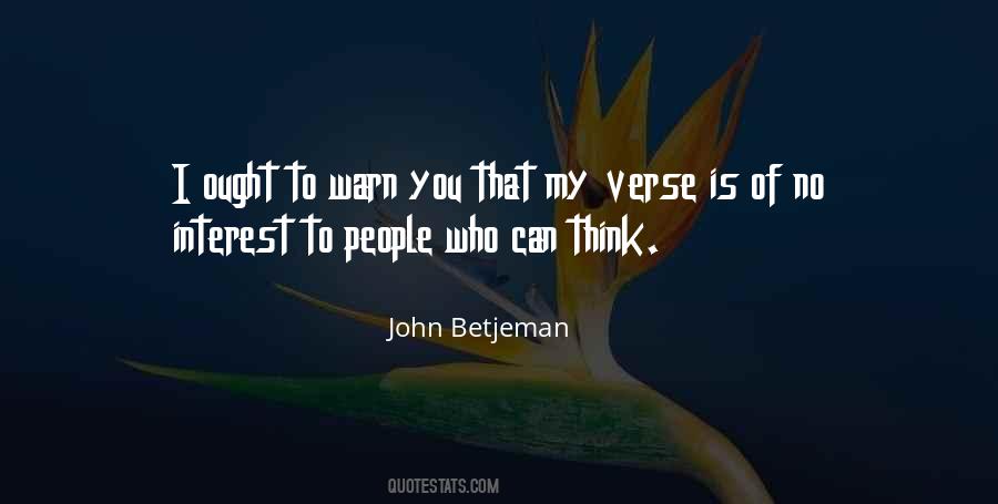 John Betjeman Quotes #1768886