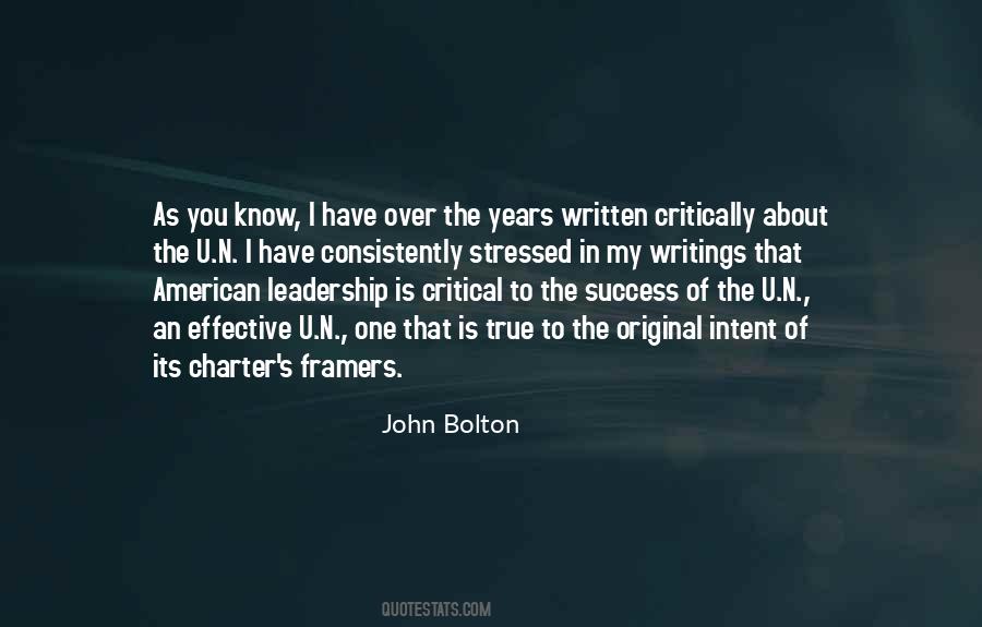 John Bolton Quotes #684092