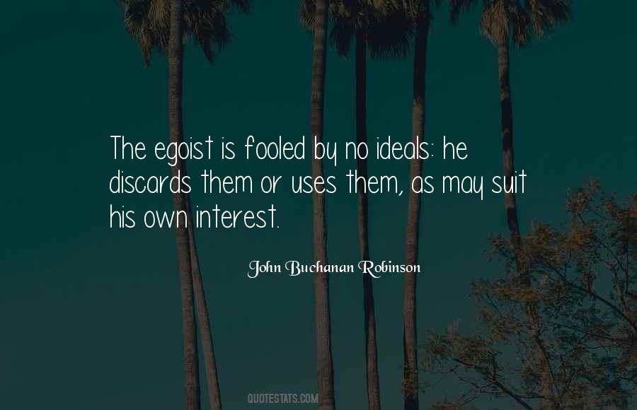 John Buchanan Robinson Quotes #1176071