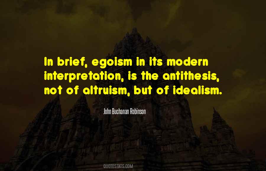 John Buchanan Robinson Quotes #1533204